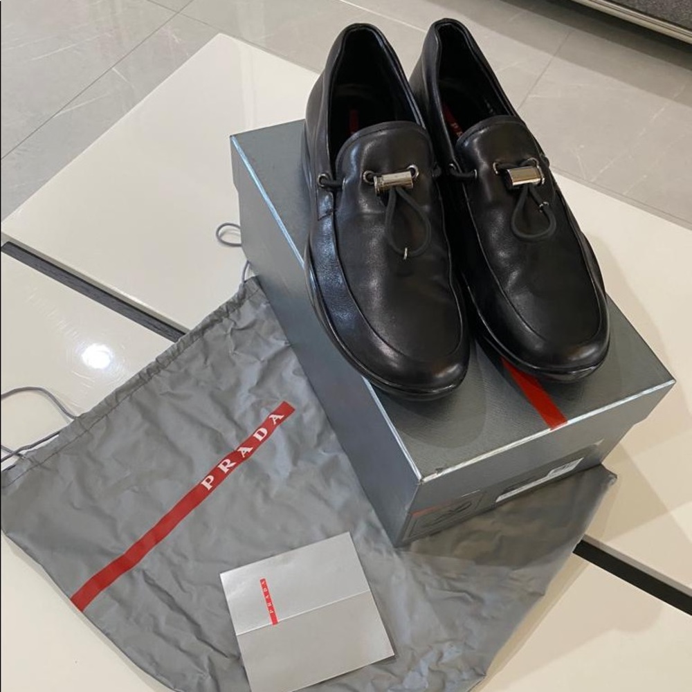 Prada línea Rosa men loafers,  Size 8